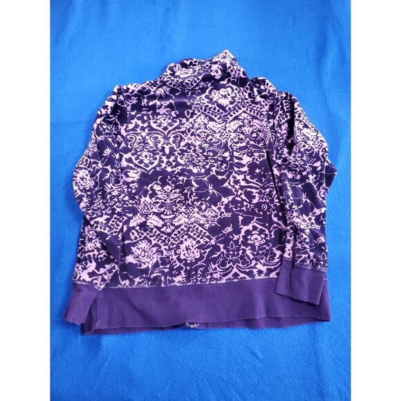 Oleg Cassini Sport Luxe Velour Full Zip Jacket Women's XL - Picture 13 of 15